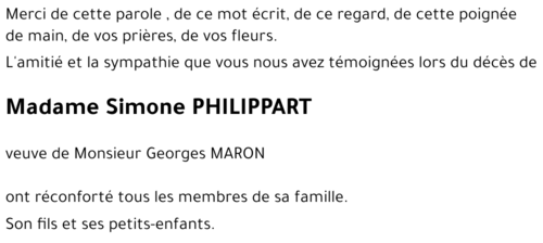 Simone PHILIPPART