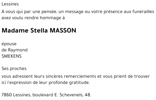 Stella MASSON