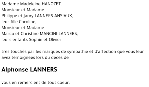 Alphonse LANNERS