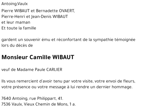 Camille WIBAUT