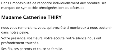 Catherine THIRY