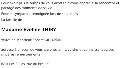 Eveline THIRY