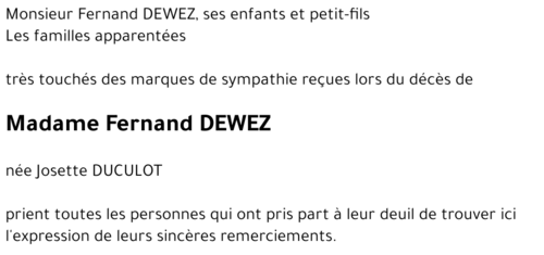 Fernand DEWEZ