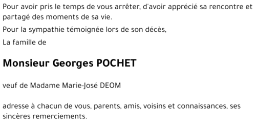 Georges POCHET