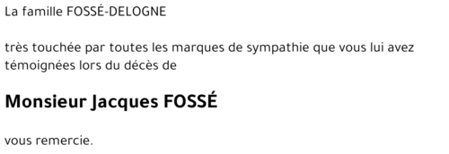 Jacques fossé