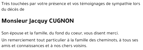 Jacquy CUGNON