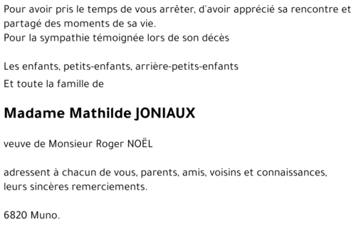 Mathilde JONIAUX