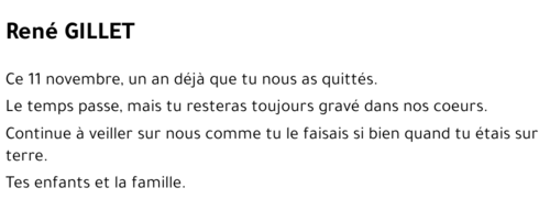 René GILLET