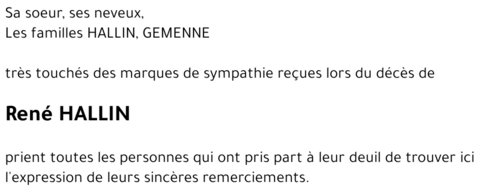 René HALLIN