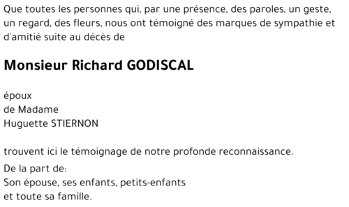 Richard GODISCAL