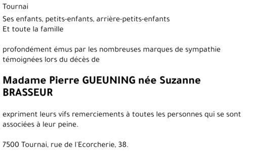 Suzanne BRASSEUR