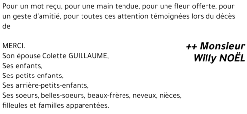 Willy NOËL