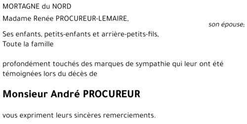André PROCUREUR