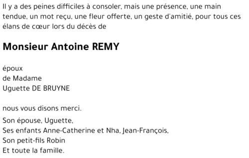 Antoine REMY