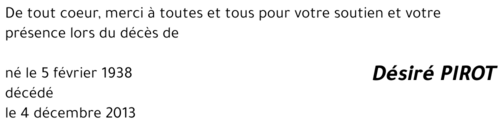 Désiré PIROT