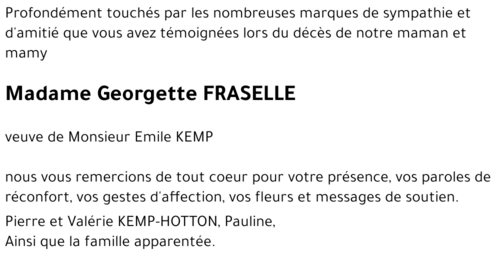 Georgette FRASELLE