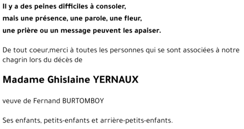 Ghislaine Yernaux