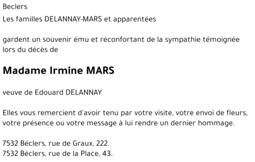 Irmine MARS