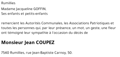 Jean COUPEZ