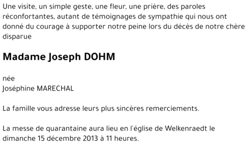 Joséphine Dohm