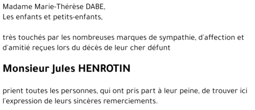 Jules HENROTIN