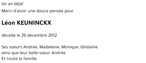 Léon KEUNINCKX