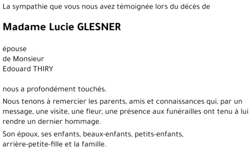 Lucie GLESNER