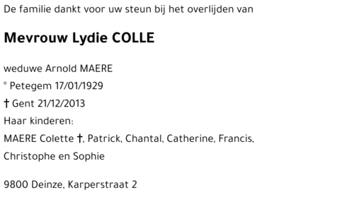 Lydie COLLE