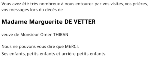 Marguerite DE VETTER
