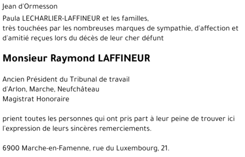 Raymond LAFFINEUR