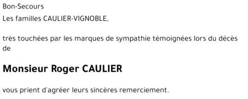 Roger CAULIER