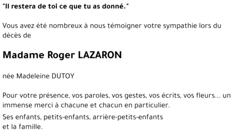 Roger LAZARON