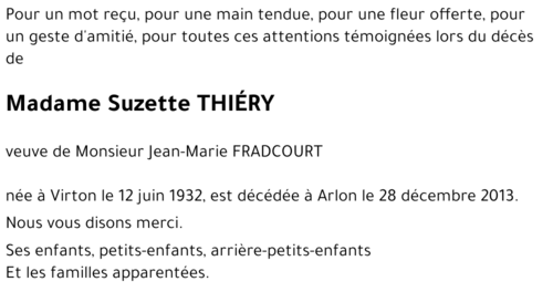 Suzette THIÉRY
