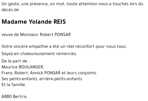 Yolande REIS