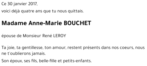 Anne-Marie BOUCHET