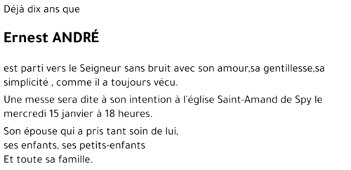 Ernest ANDRé