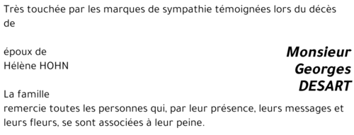 Georges DESART