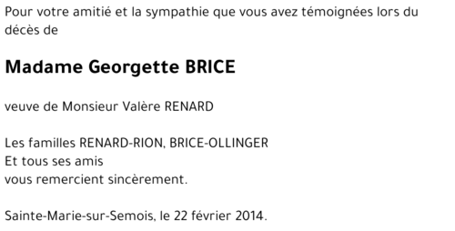 Georgette BRICE