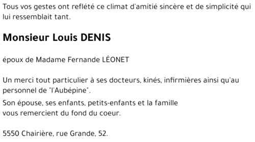Louis DENIS