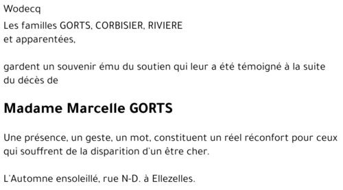 Marcelle GORTS