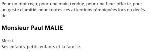 Paul MALIE