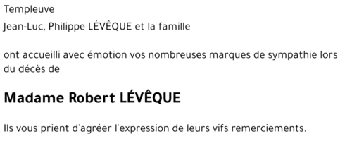 Robert LÉVÊQUE
