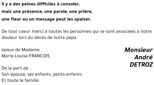 André DETROZ