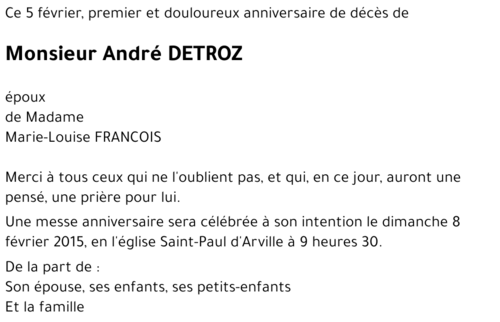 André DETROZ
