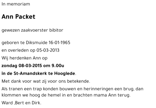 Ann Packet