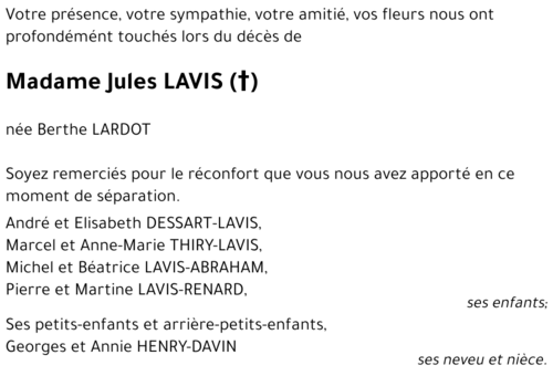 Berthe LARDOT