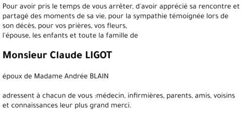 Claude LIGOT