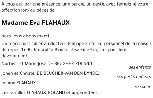 Eva FLAHAUX