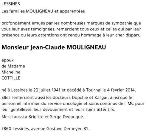 Jean-Claude MOULIGNEAU