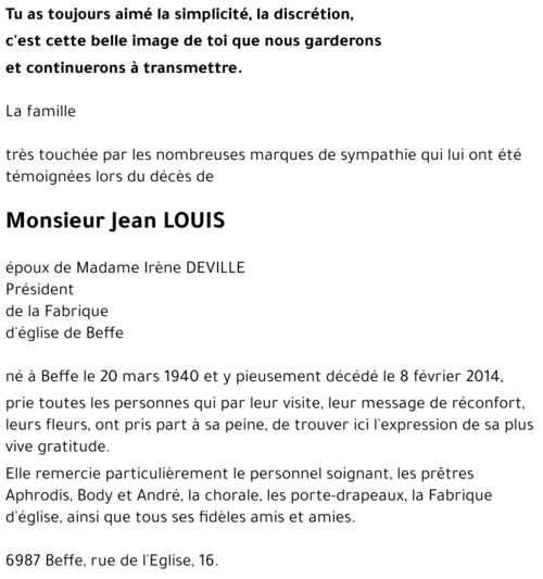 Jean LOUIS